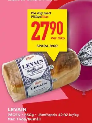 LEVAIN, Medlemspris