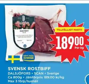 SVENSK ROSTBIFF