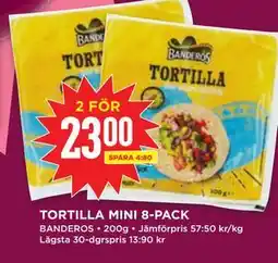 Willys TORTILLA MINI 8-PACK erbjuda