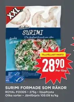 Willys SURIMI FORMADE SOM RÄKOR erbjuda