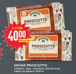 Willys SKIVAD PROSCIUTTO erbjuda