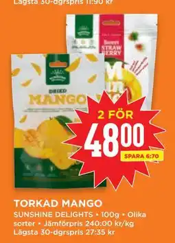 Willys TORKAD MANGO erbjuda