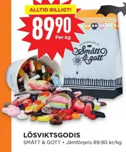 Willys LÖSVIKTSGODIS erbjuda