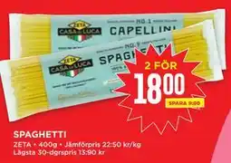 Willys SPAGHETTI erbjuda