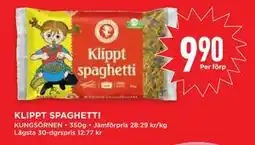 Willys KLIPPT SPAGHETTI erbjuda