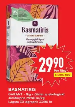 Willys BASMATIRIS erbjuda