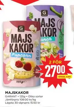 Willys MAJSKAKOR erbjuda