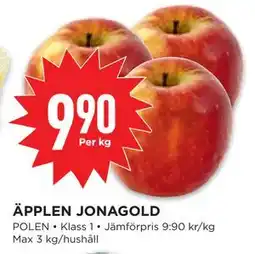 Willys ÄPPLEN JONAGOLD erbjuda