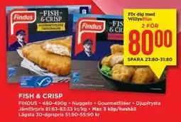 Willys FISH & CRISP, Medlemspris erbjuda