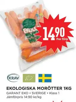 Willys Hemma EKOLOGISKA MORÖTTER 1KG erbjuda
