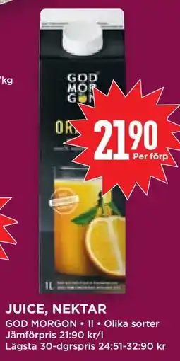Willys Hemma JUICE, NEKTAR erbjuda