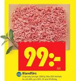 ICA Kvantum Blandfärs erbjuda