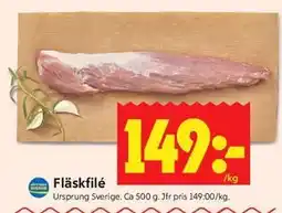 ICA Kvantum Fläskfilé erbjuda