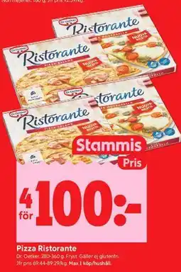 ICA Kvantum Pizza Ristorante, Medlemspris erbjuda