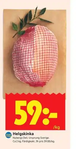 ICA Kvantum Helgskinka erbjuda