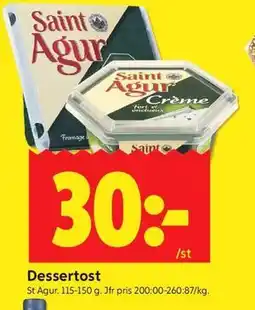 ICA Kvantum Dessertost erbjuda