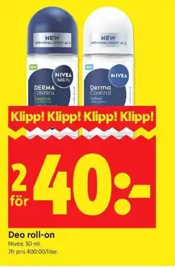 ICA Kvantum Deo roll-on erbjuda