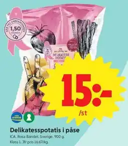 ICA Nära Delikatesspotatis i påse erbjuda