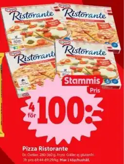 ICA Nära Pizza Ristorante, Medlemspris erbjuda