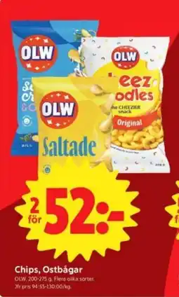 ICA Nära Chips, Ostbågar erbjuda