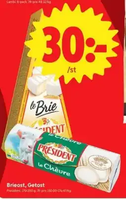 ICA Nära Brieost, Getost erbjuda