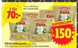 ICA Supermarket Färsk fylld pasta erbjuda