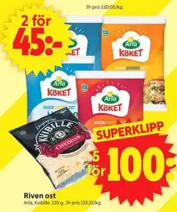 ICA Supermarket Riven ost erbjuda
