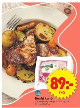 ICA Supermarket Benfri karré erbjuda
