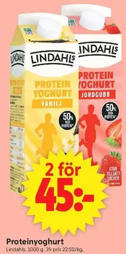 ICA Supermarket Proteinyoghurt erbjuda