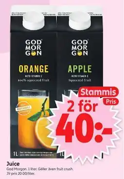 ICA Supermarket Juice, Medlemspris erbjuda