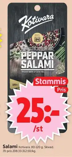 ICA Supermarket Salami, Medlemspris erbjuda
