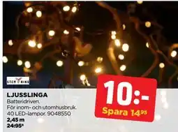Jem&Fix LJUSSLINGA erbjuda