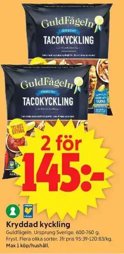ICA Supermarket Kryddad kyckling erbjuda