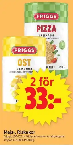 ICA Supermarket Majs-, Riskakor erbjuda