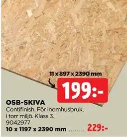 Jem&Fix OSB-SKIVA erbjuda