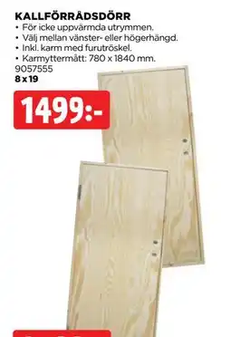 Jem&Fix KALLFÖRRÅDSDÖRR erbjuda
