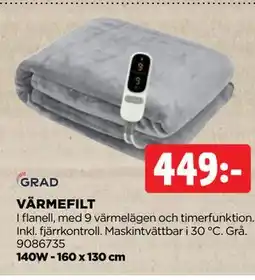 Jem&Fix VÄRMEFILT erbjuda