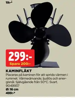 Jem&Fix KAMINFLÄKT erbjuda