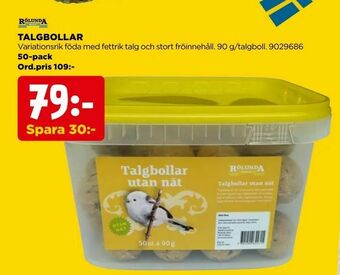 Jem&Fix Talgbollar erbjuda