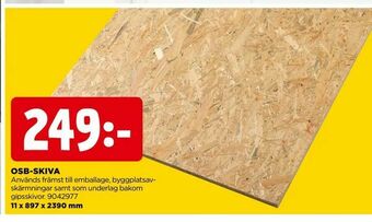 Jem&Fix Osb-skiva erbjuda