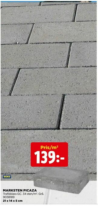 Jem&Fix Marksten picaza erbjuda