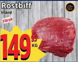 Supergrossen Rostbiff erbjuda