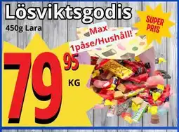 Supergrossen Lösviktsgodis erbjuda