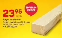 Byggmax Regel 45x70 mm erbjuda