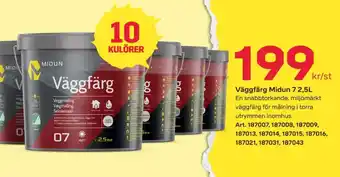 Midun väggfärg