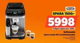 Power DeLonghi kaffemaskin erbjuda