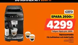 Power DeLonghi Espressomaskin erbjuda
