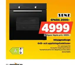 Power Senz inbyggnadsugn erbjuda