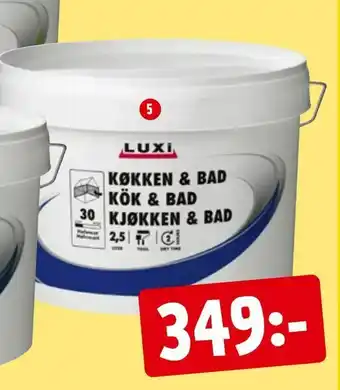 Jem&Fix Väggfärg kök & bad erbjuda
