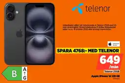 Power Apple iPhone 16 128 GB erbjuda